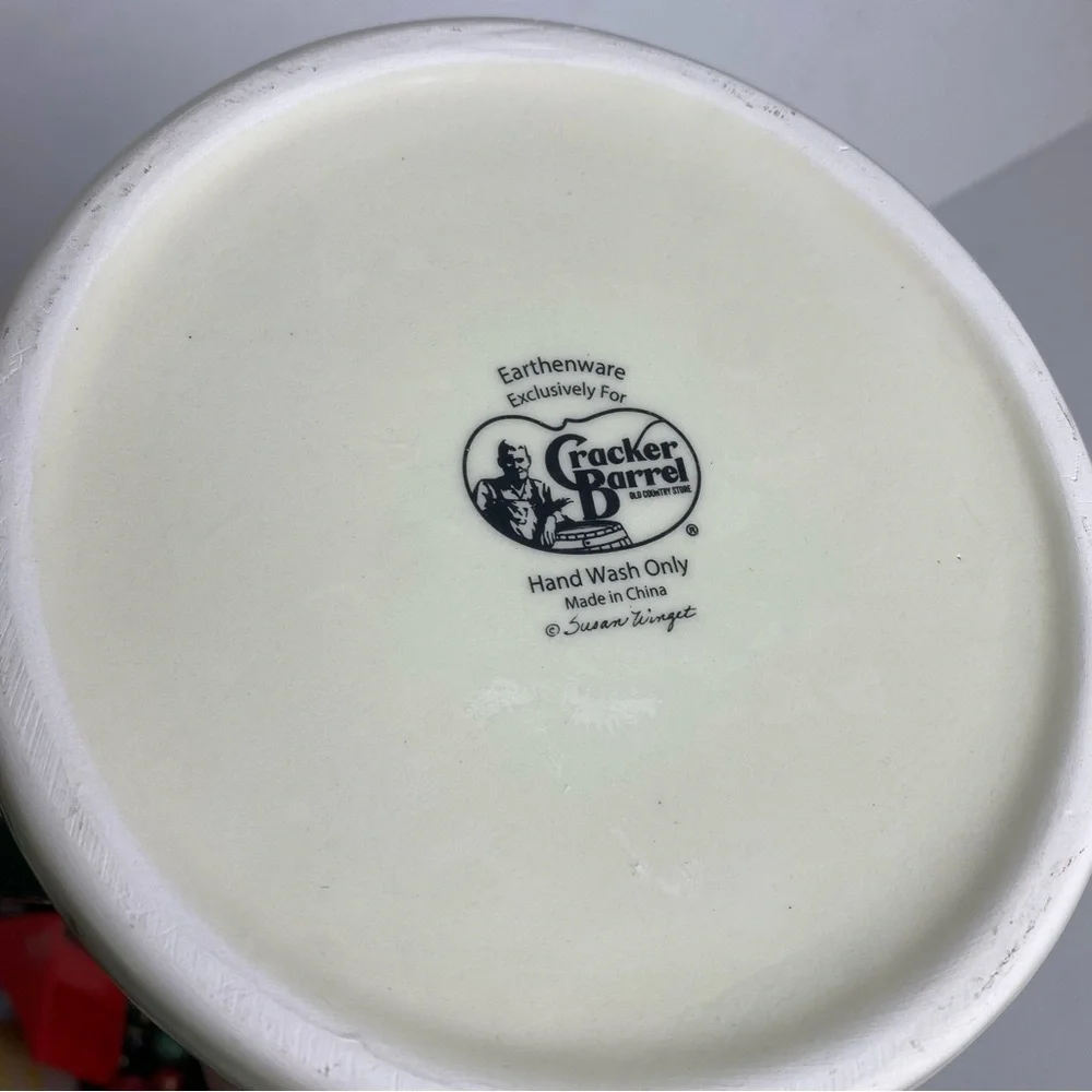 Cracker Barrel Susan Winget Butterfly Earthenware Teapot Spring Easter 7.5" - Picture 7 of 10